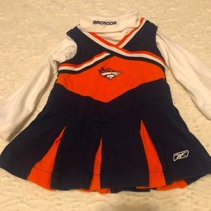 Denver Broncos 18 month girl cheerleader uniform